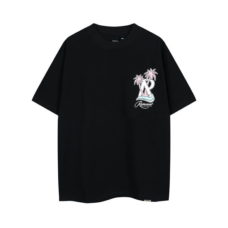 Represent Vintage Washed Graphic Short Sleeve Tee Streetwear Unisex