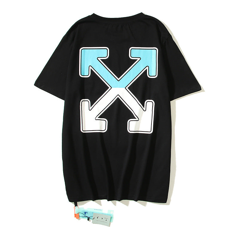 Off-White Arrow Graphic Print Short Sleeve Tee Streetwear Unisex