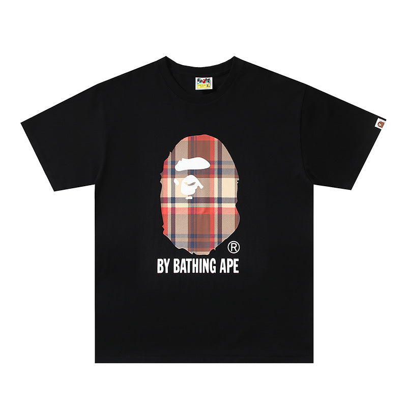 BAPE Ape Head Graphic Tee Loose Unisex Streetwear T-Shirt