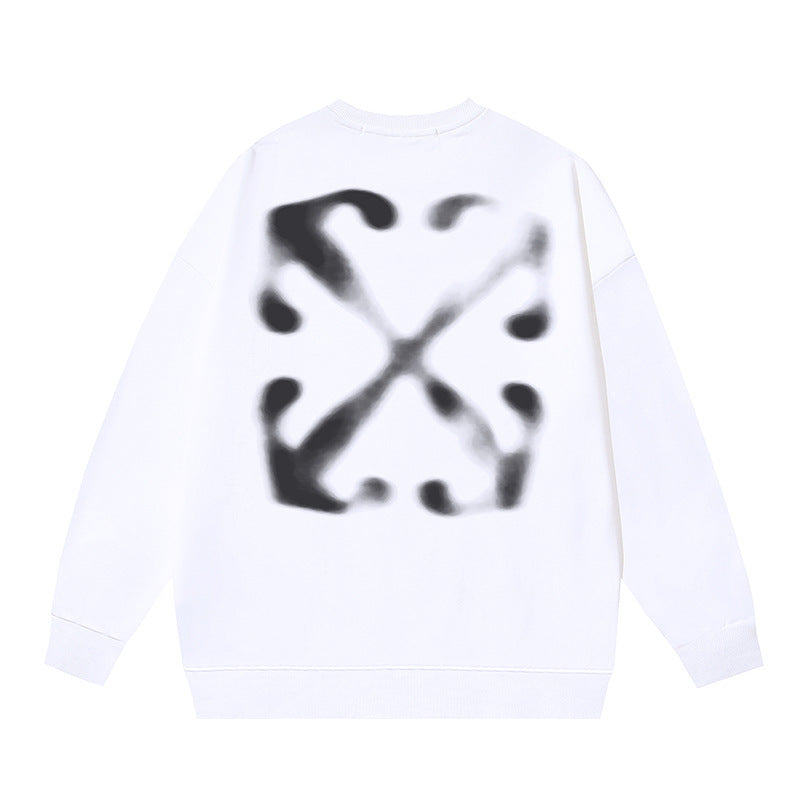 Off-White Multi Graphic Arrow Logo Unisex Crew Neck Sweatshirt