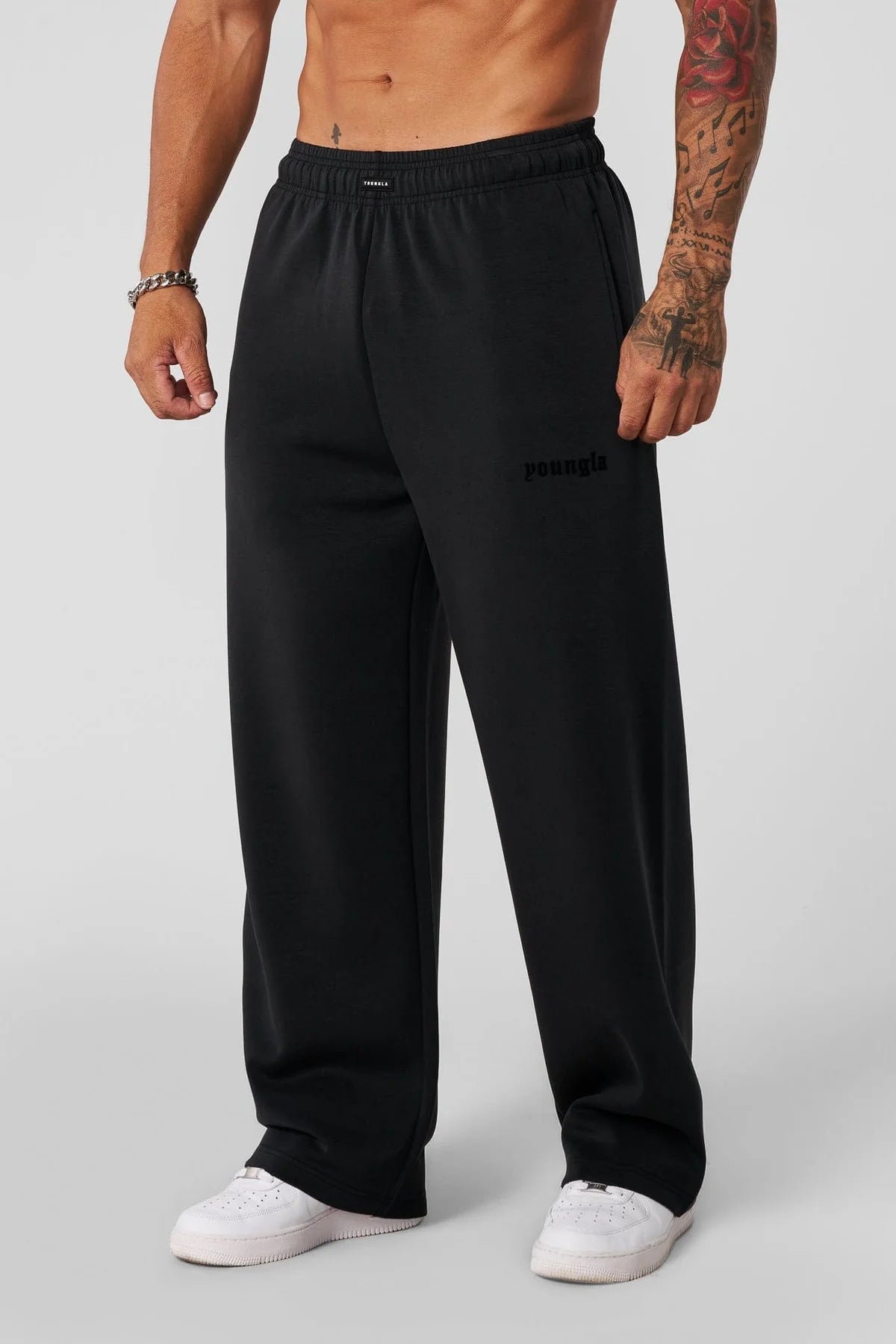 YOUNGLA 2141 Soft AF No Cuff Sweats