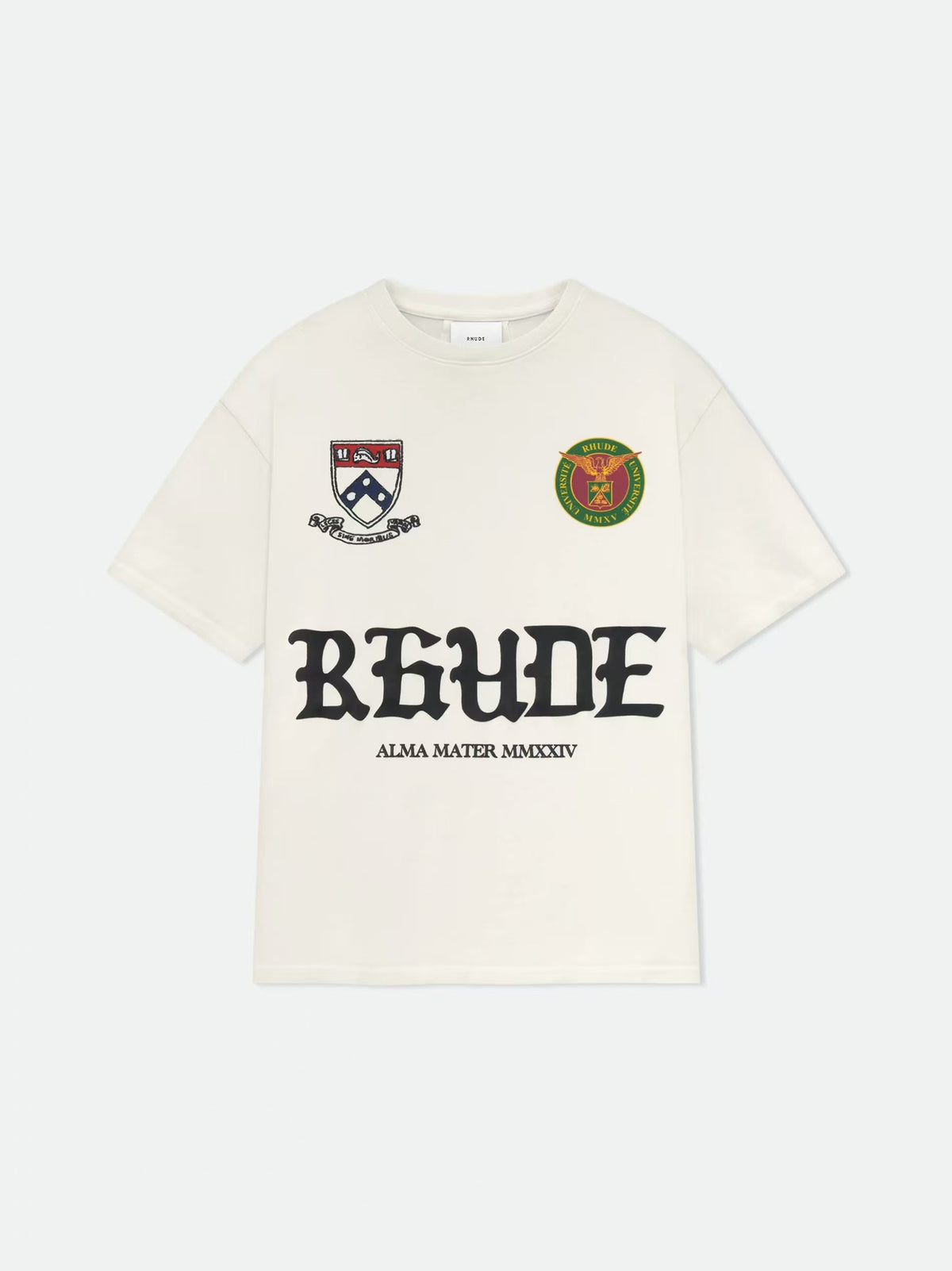 Rhude Vintage Sunset Coconut Tree Graphic Oversized Tee Streetwear