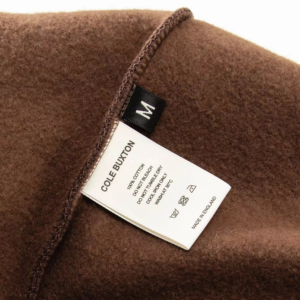 Cole Buxton Logo Hoodie Men Oversized Casual Streetwear Pullover