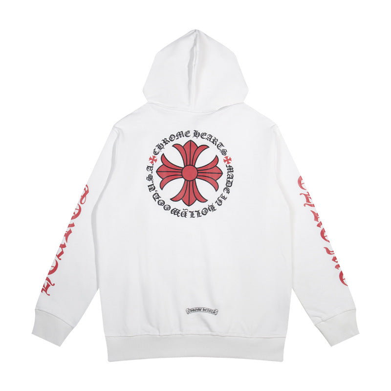 Chrome Hearts Multi‑Cross Graphic Oversized Hoodie Streetwear Unisex