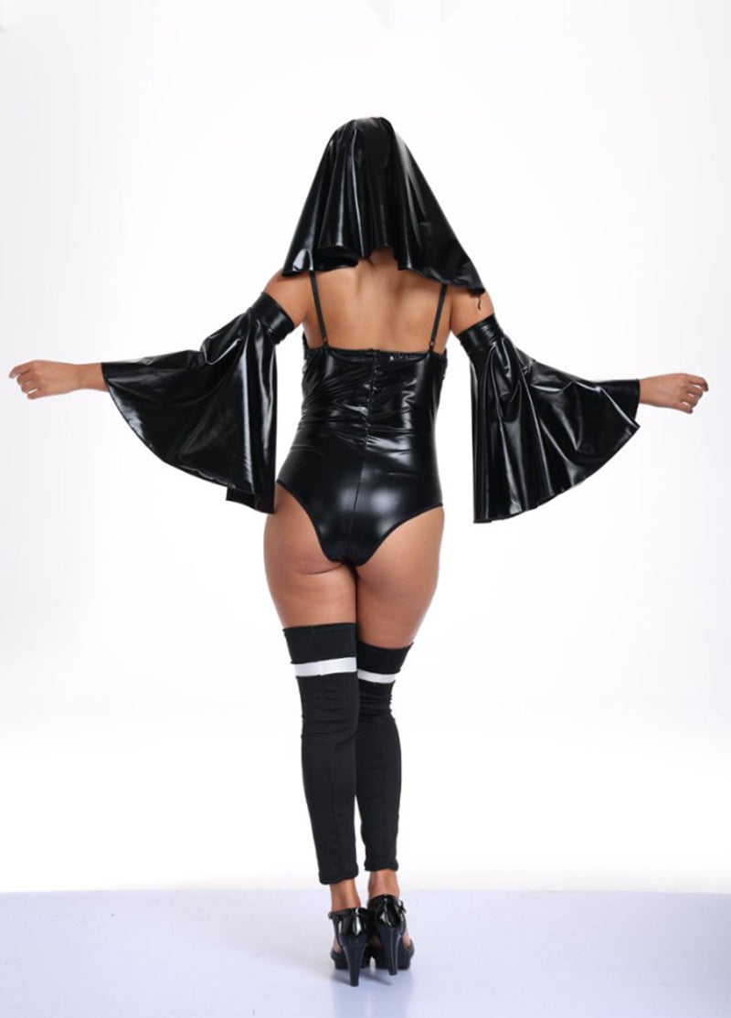 Halloween Women Sexy Nun Cosplay Devil Vampire Party Fancy Dress Sets