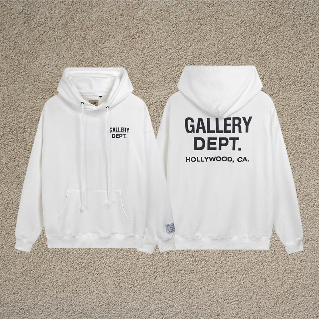 Gallery Dept Letter Print Hoodie Loose Couple Streetwear Sweatshirt