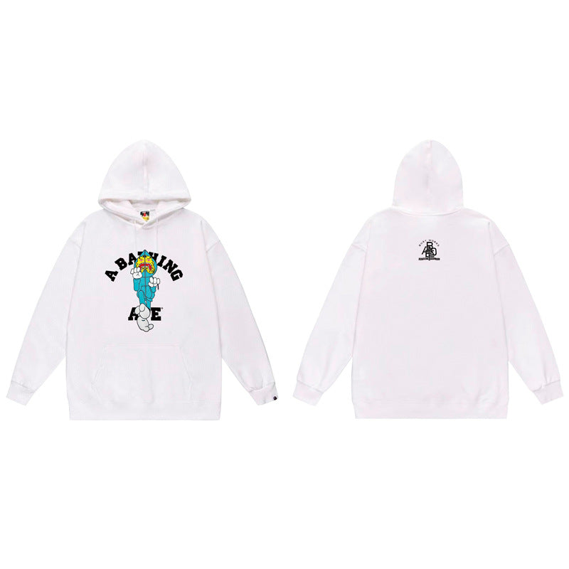 BAPE Ape Head Graphic Hoodie Camo Print Loose Cotton Pullover