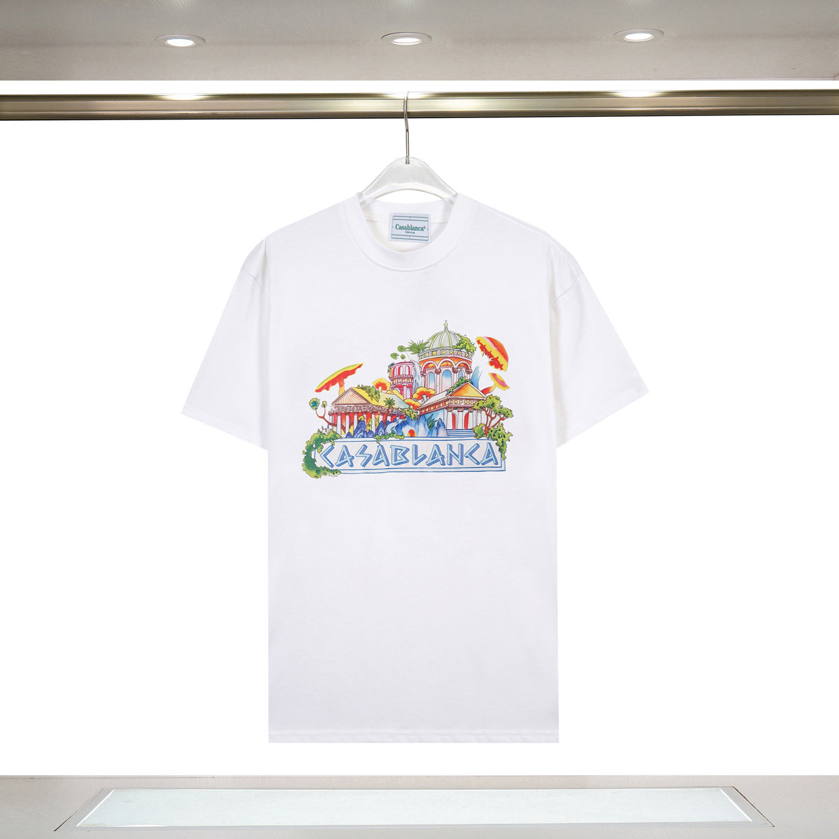 Casablanca Art Print Loose Unisex Short Sleeve Graphic T-Shirt
