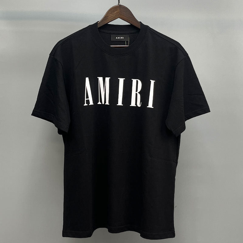 Amiri Multi‑Style Letter Logo Graphic Oversized Tee Streetwear Unisex