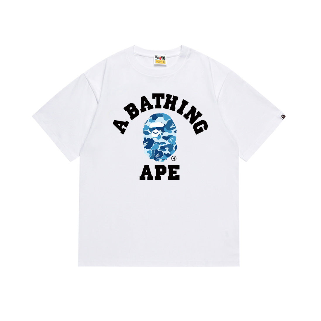 Bape Multi‑Ape‑Head Graphic Oversized Tee Streetwear Unisex