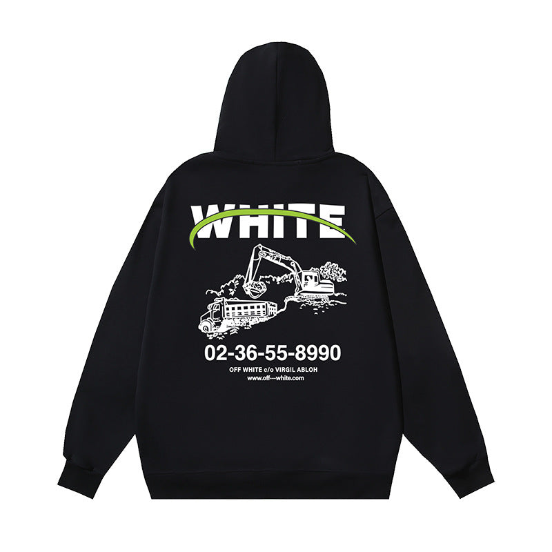 OFF-WHITE Caravaggio Angel Hoodie Heavyweight Streetwear Unisex