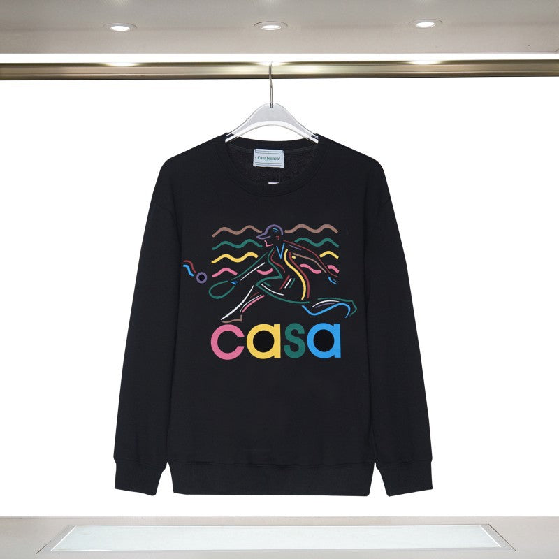 Casablanca Arch Logo Crewneck Casa Graphic Print Casual Pullover