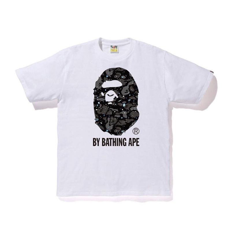 Bape Camo Ape Head Print Graphic Short Sleeve Tee Streetwear Unisex
