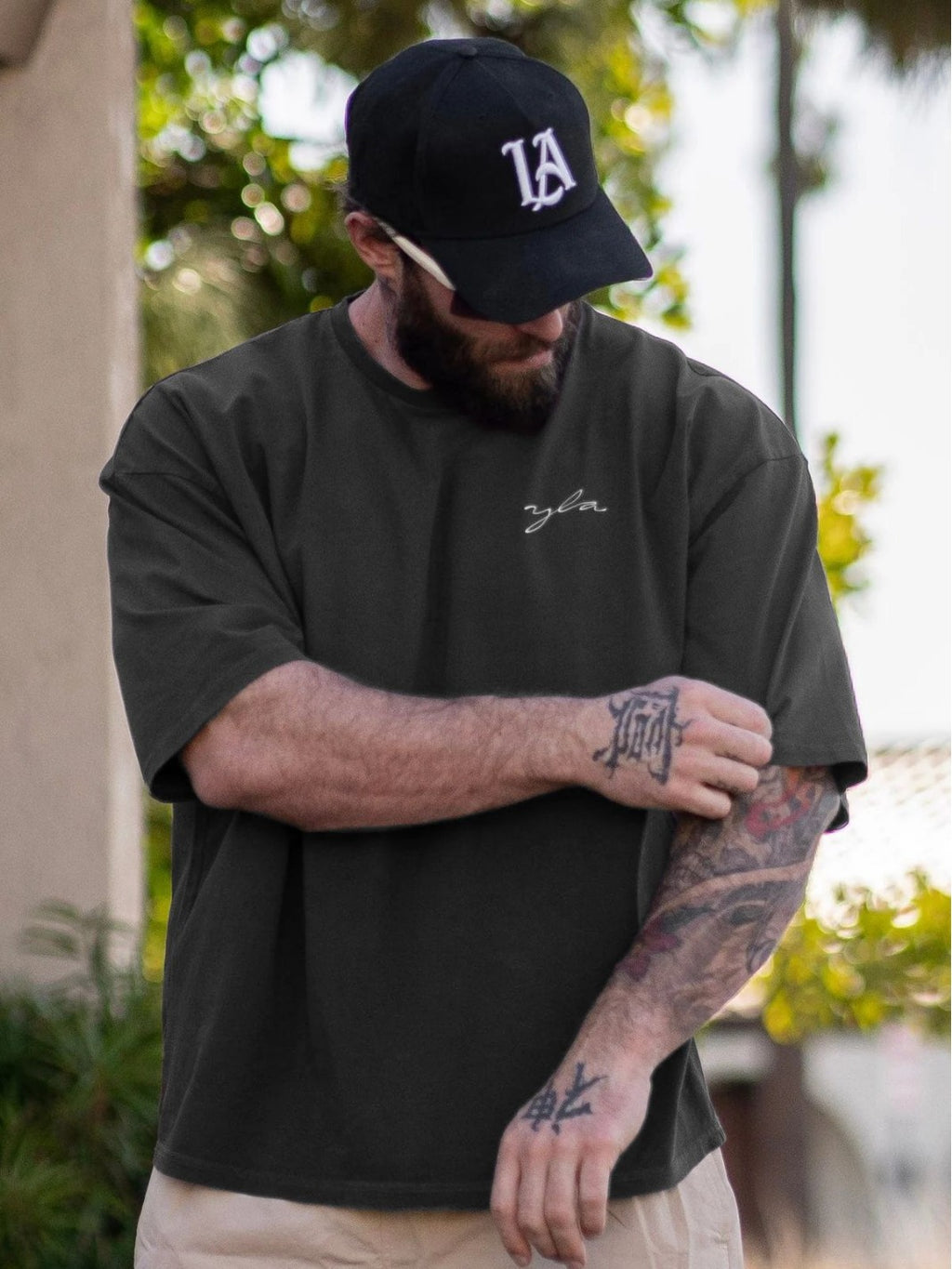 YOUNGLA 464 Skyline Super Sized Tees