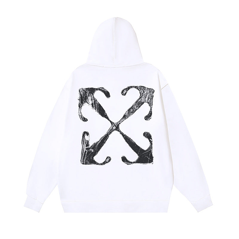 OFF-WHITE Caravaggio Angel Hoodie Heavyweight Streetwear Unisex