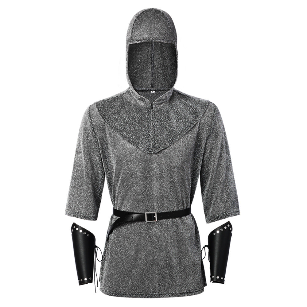Halloween Templar Knight Chainmail Look Outfit Cosplay Costume