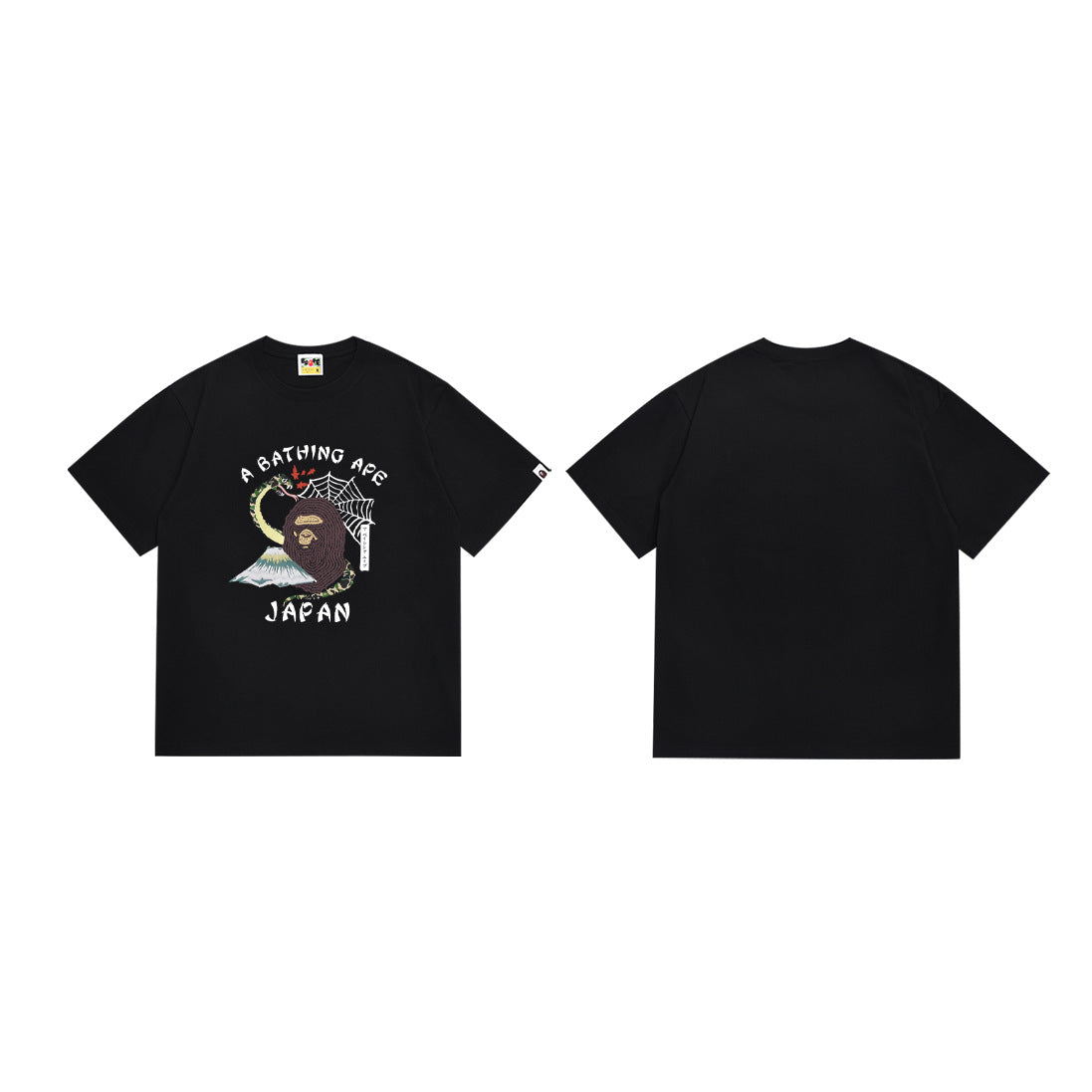 BAPE Ape Head Shark Print Loose Casual Unisex T-Shirt