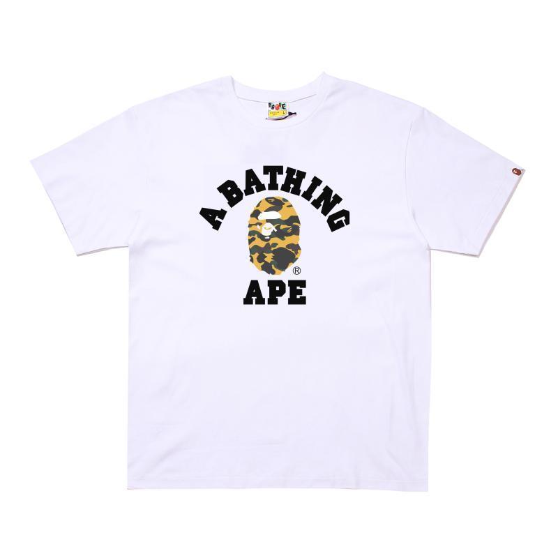 BAPE Ape Head Print Loose Unisex Streetwear T-Shirt