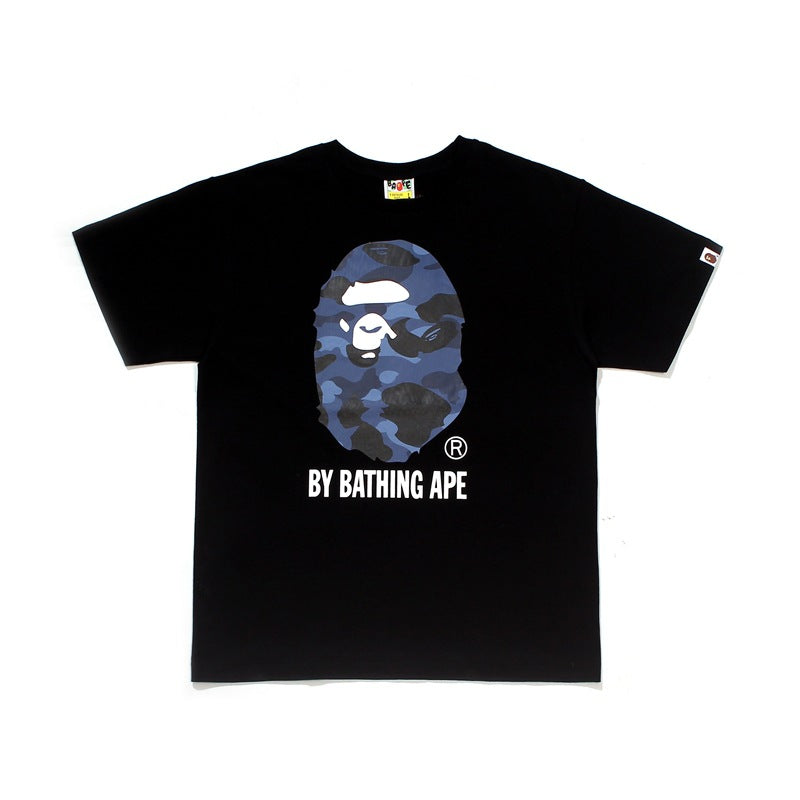 BAPE Ape Head Graphic Print Short Sleeve Tee Streetwear Unisex