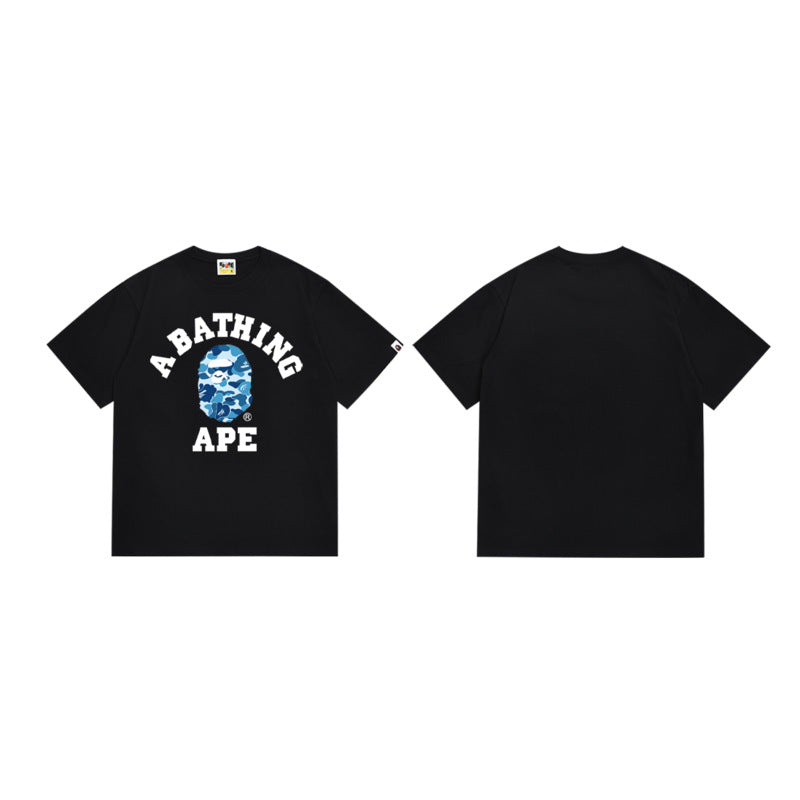 Bape Sakura Floral Graphic Oversized Tee Streetwear Unisex