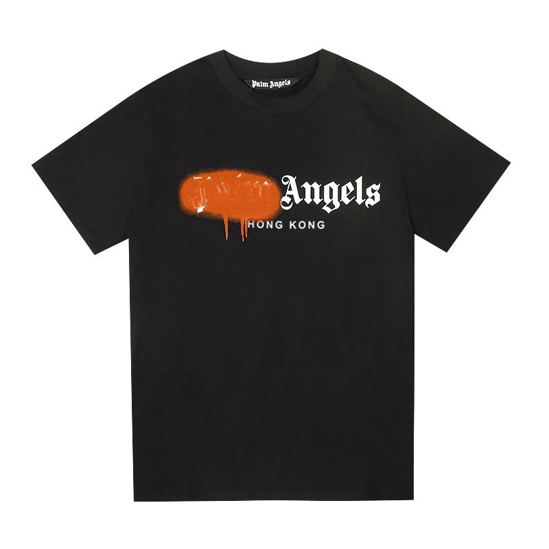 Palm Angels Teddy Bear Graphic Tee Loose Unisex Streetwear T-Shirt