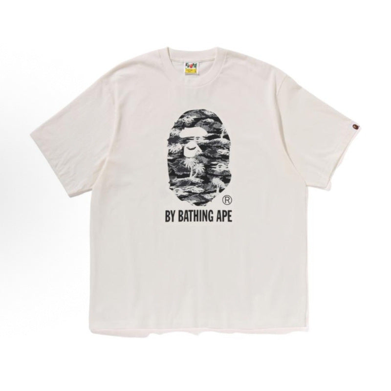 Bape Ape Head Graphic Short Sleeve Tee Streetwear Unisex