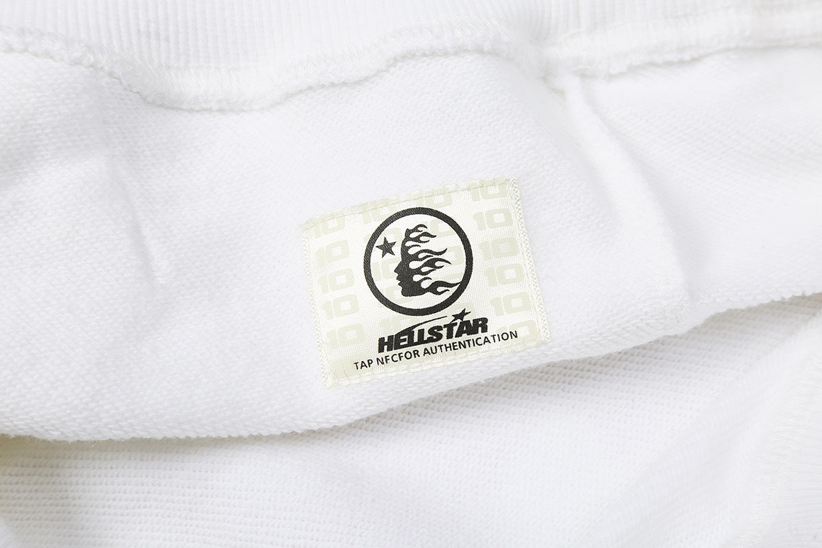 HELLSTAR Hoodie Front Logo Back Circle Graphic Street Pullover