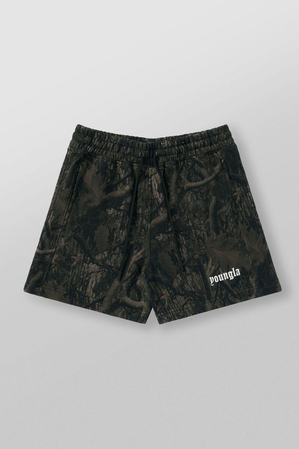 YOUNGLA 1118 Tree Camo Cotton Shorts