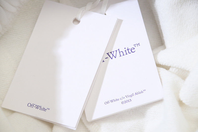 Off White Hand Letter Graphic Casual Shorts Unisex