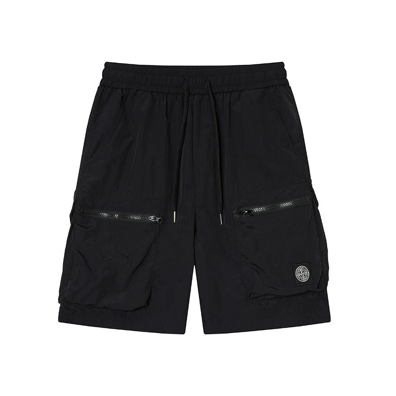 Stone Island Compass Patch Pants Men Cargo Shorts & Cotton Sweatpants