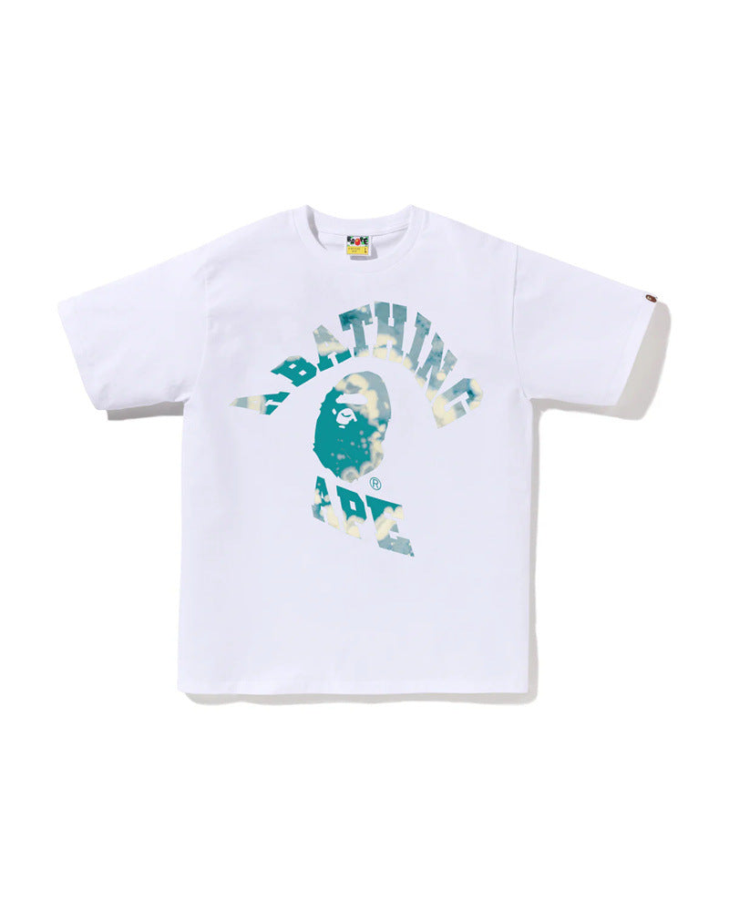 Bape Ape Head Shark Baby Milo Multi‑Print Heavyweight Tee Multi‑Style