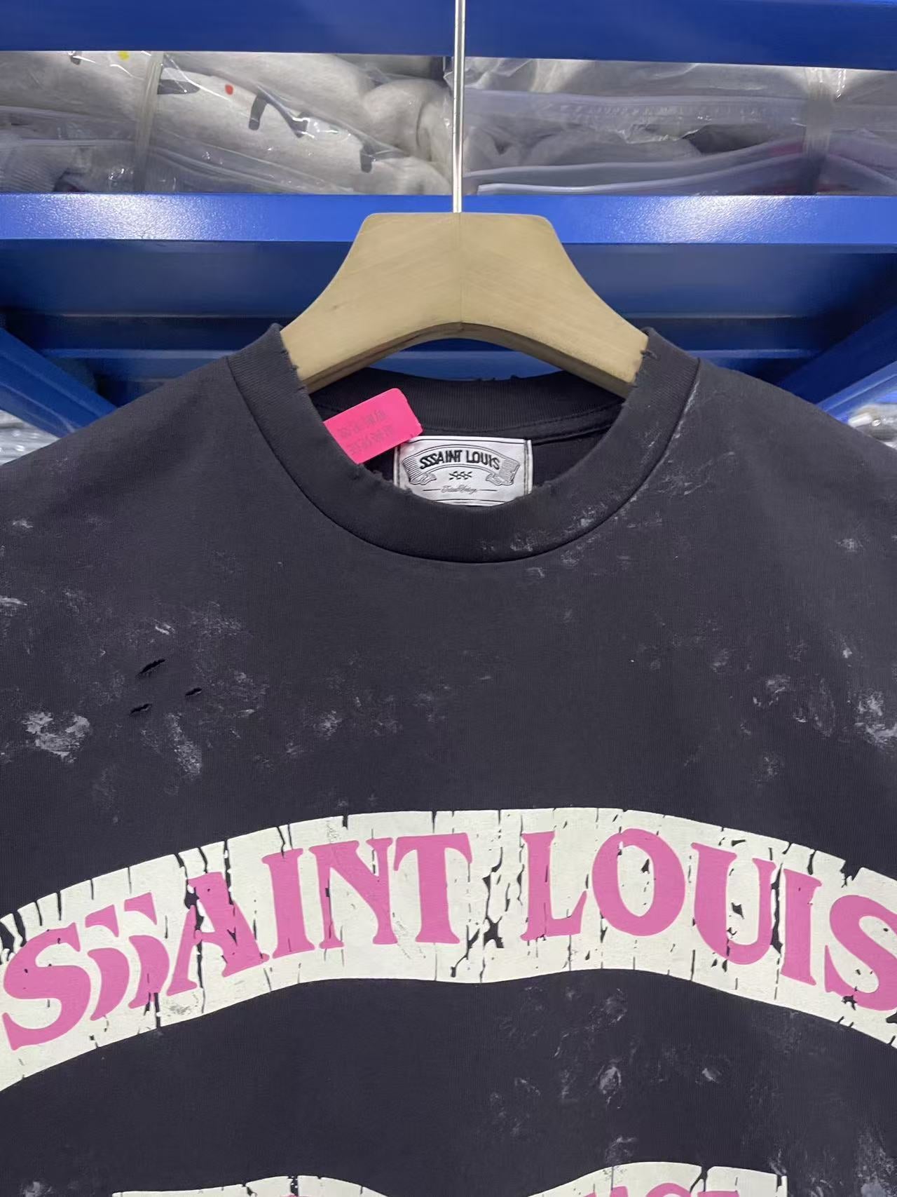 SSSAINT LOUIS Cartoon Graphic Washed Distressed Sleeveless Tank Top