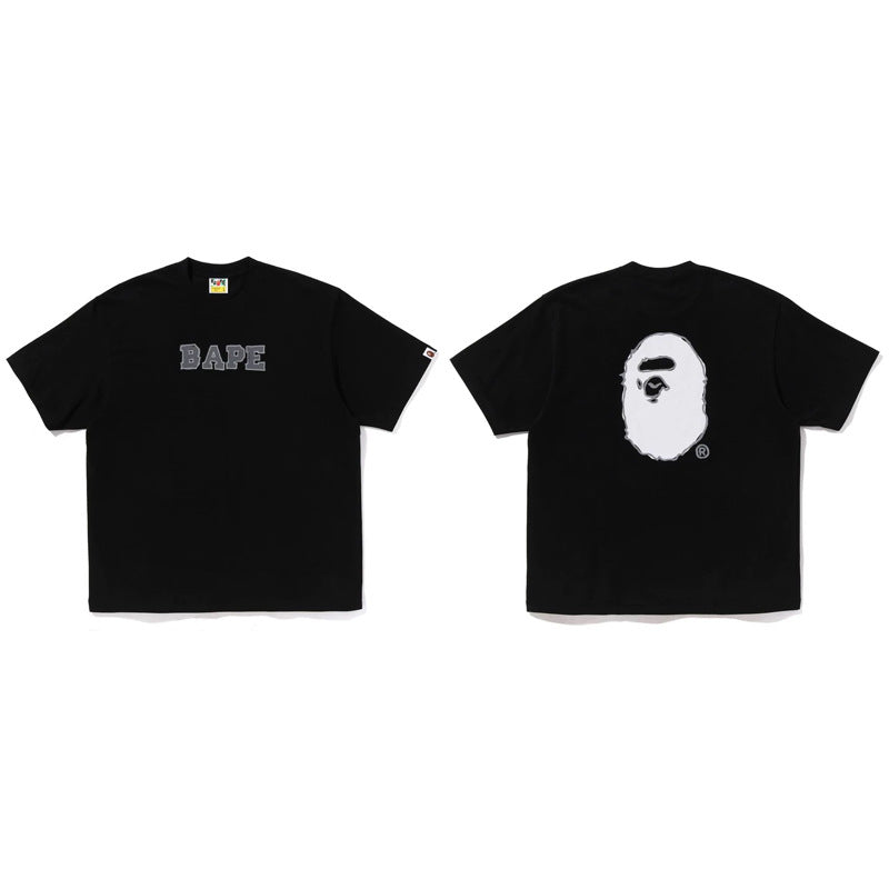 BAPE Ape Head & Shark Graphic Tee Loose Unisex Streetwear T-Shirt