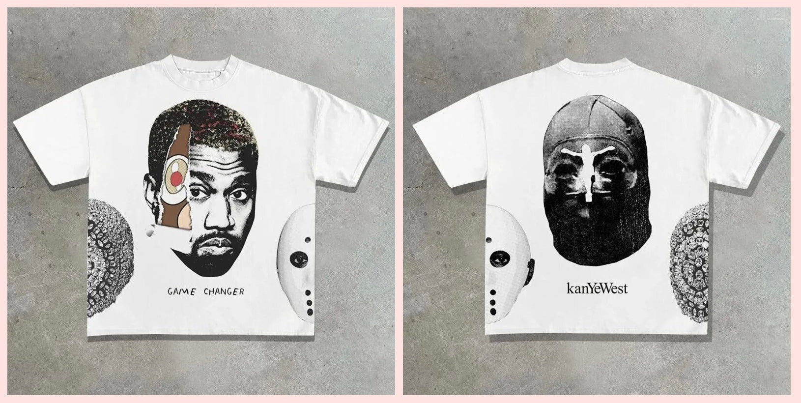 Marino Infantry Style Y2K Big Mouth Rap Portrait Übergroßes Vintage Baumwoll-T-Shirt