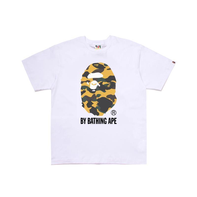 Bape Multi‑Ape‑Head Graphic Oversized Tee Streetwear Unisex