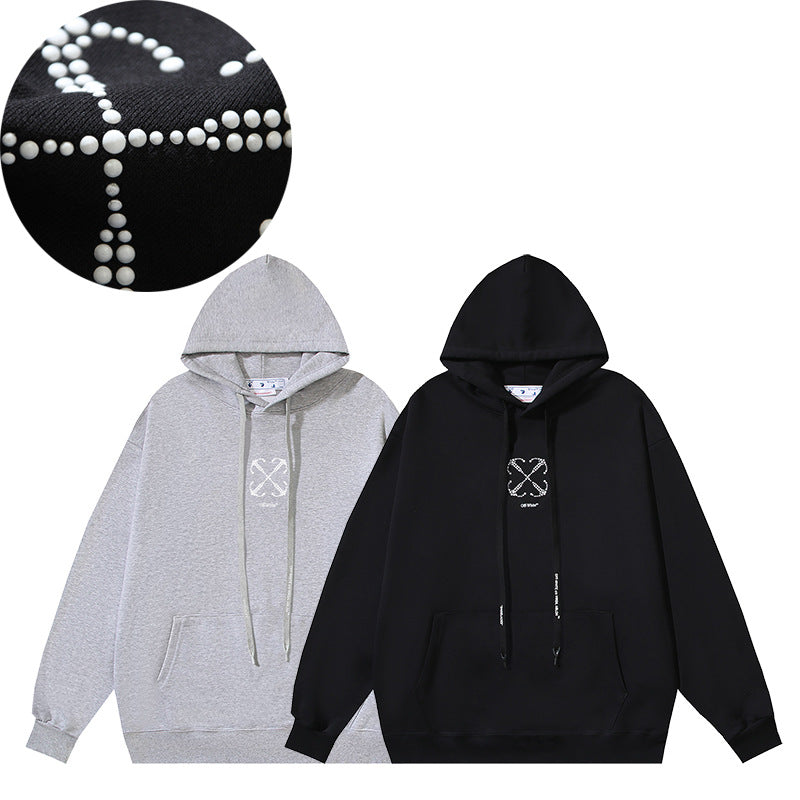 OFF-WHITE Caravaggio Angel Hoodie Heavyweight Streetwear Unisex