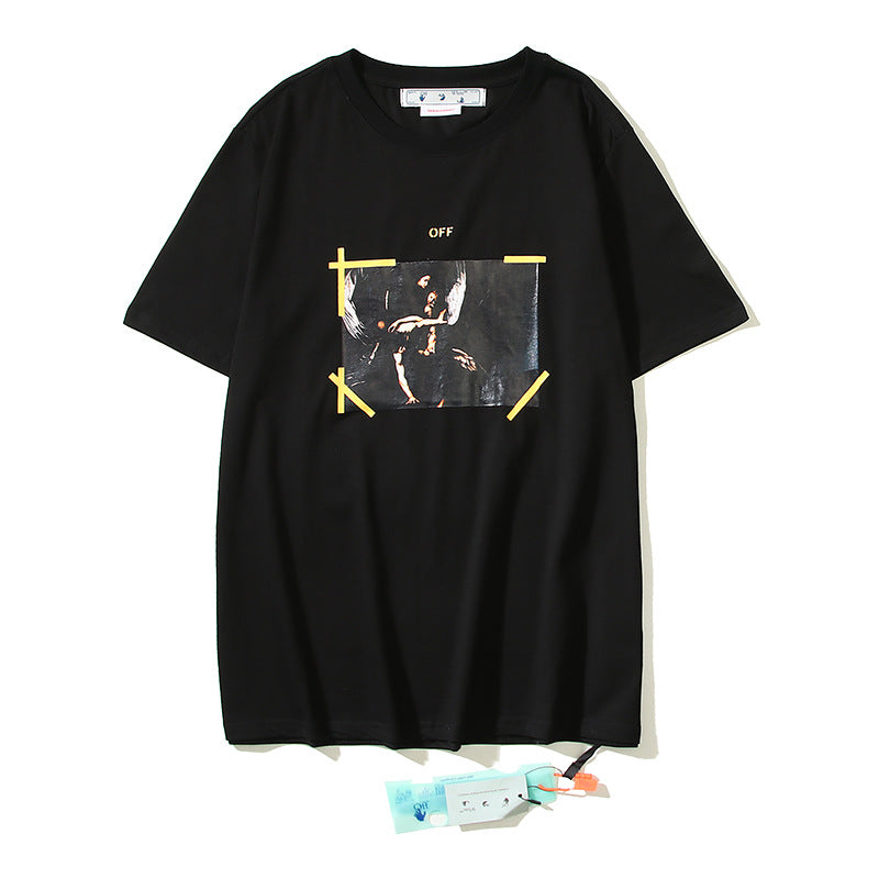 Off-White Arrow Graphic Print Short Sleeve Tee Streetwear Unisex