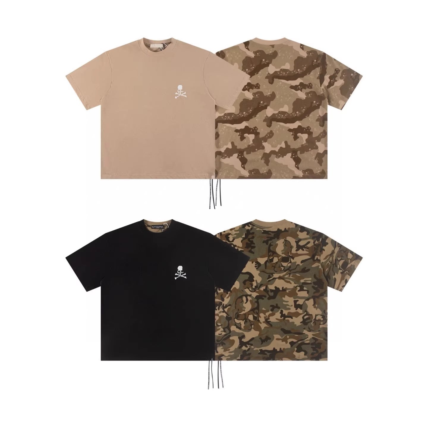 Mastermind Japan Skull Print Crew Neck Short Sleeve T Shirt Unisex