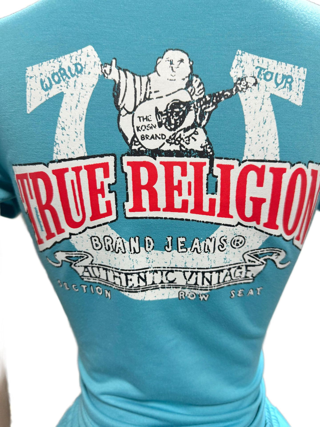 True Religion Horseshoe Graphic Print Tee Shorts 2 Piece Set