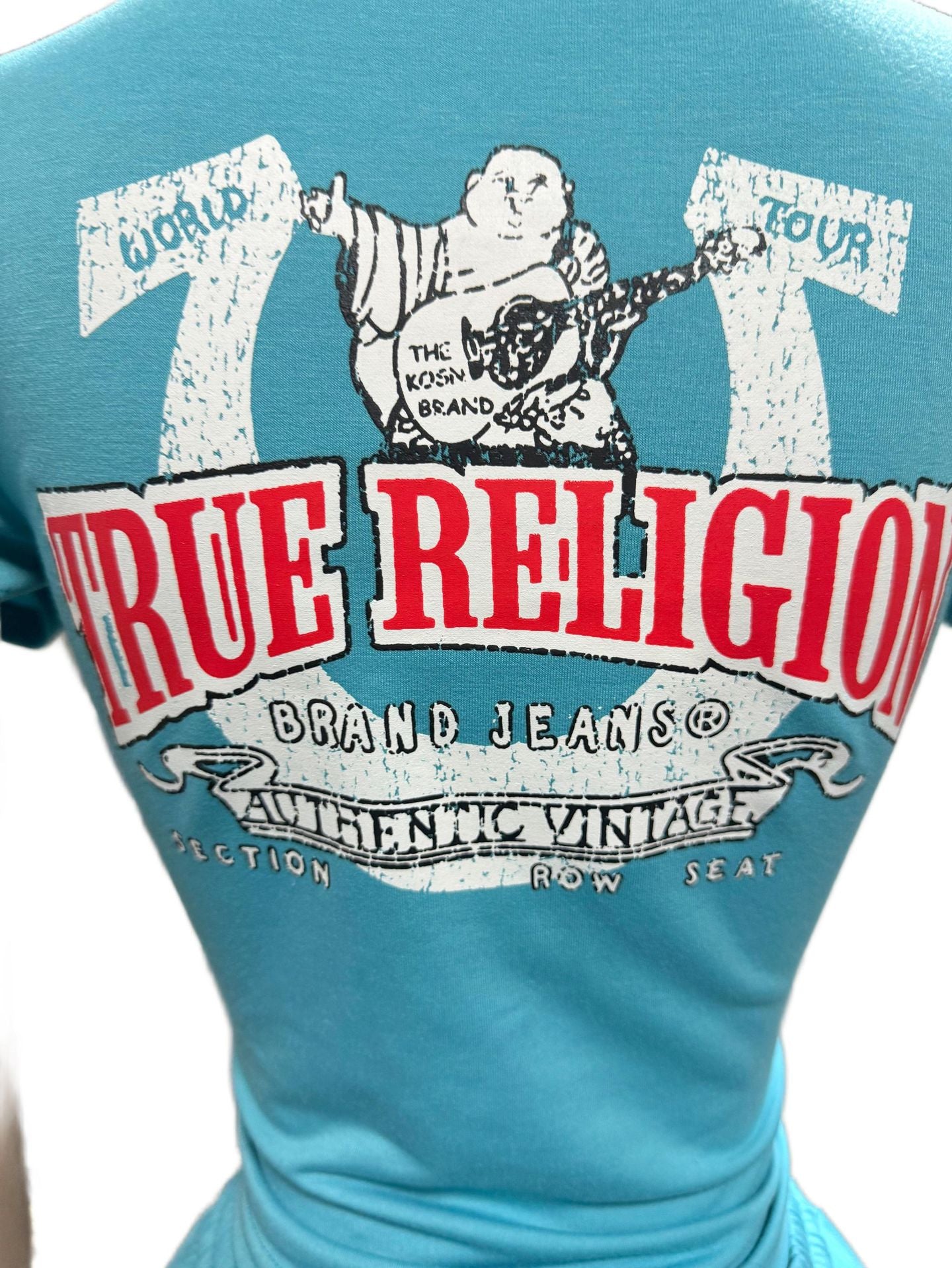 True Religion Horseshoe Graphic Print Tee Shorts 2 Piece Set