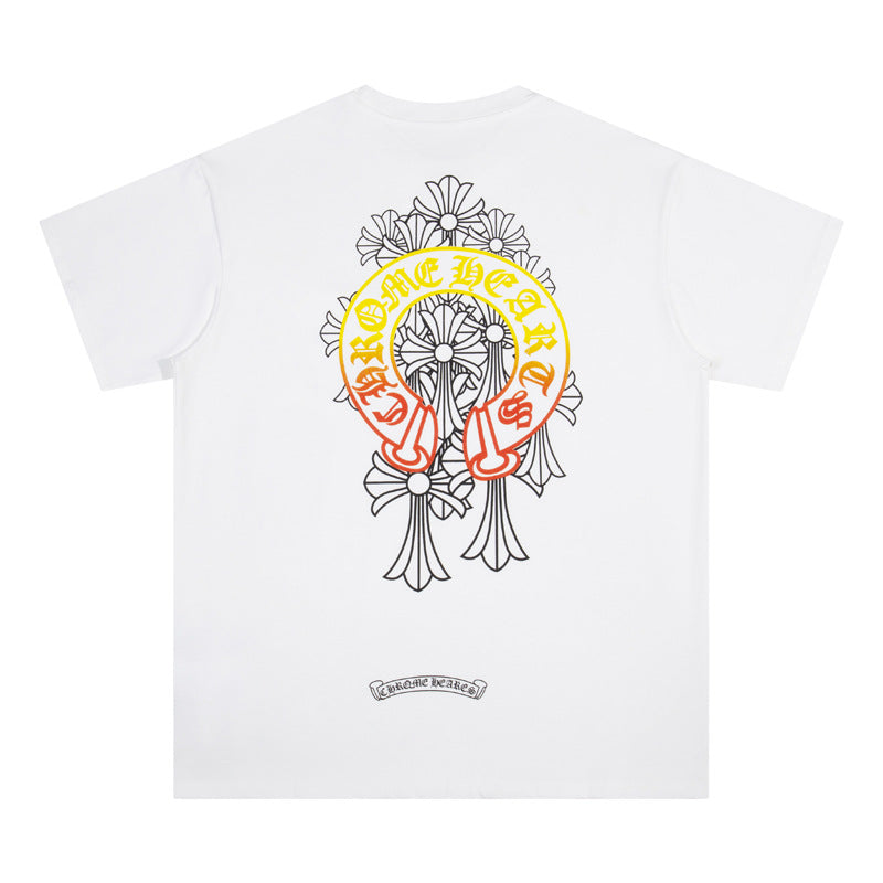 Chrome Hearts Cross Heavyweight Oversized T-Shirt Streetwear Unisex
