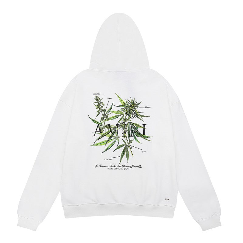 Amiri Letter Graphic Print Hoodie Streetwear Unisex