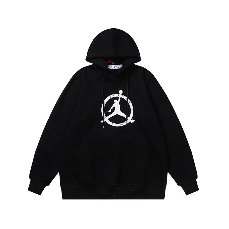 Off White Arrow Graphic Print Hoodie Streetwear Unisex