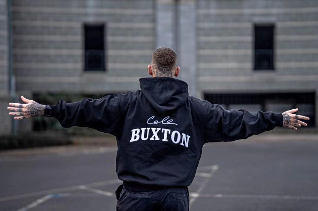 Cole Buxton Logo Hoodie Men Oversized Casual Streetwear Pullover