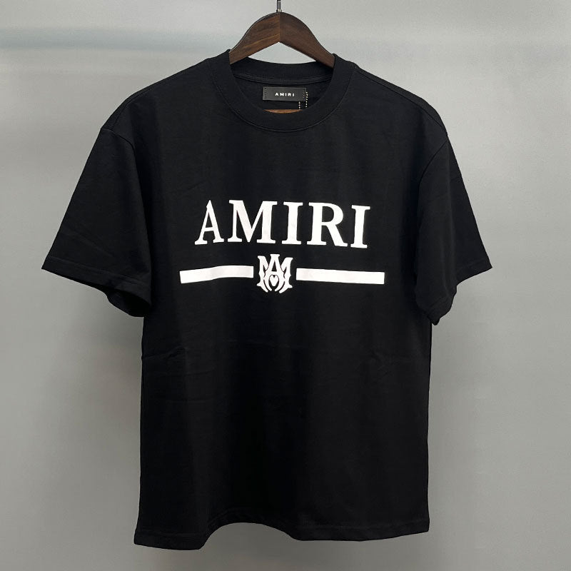 Amiri Multi‑Style Letter Logo Graphic Oversized Tee Streetwear Unisex