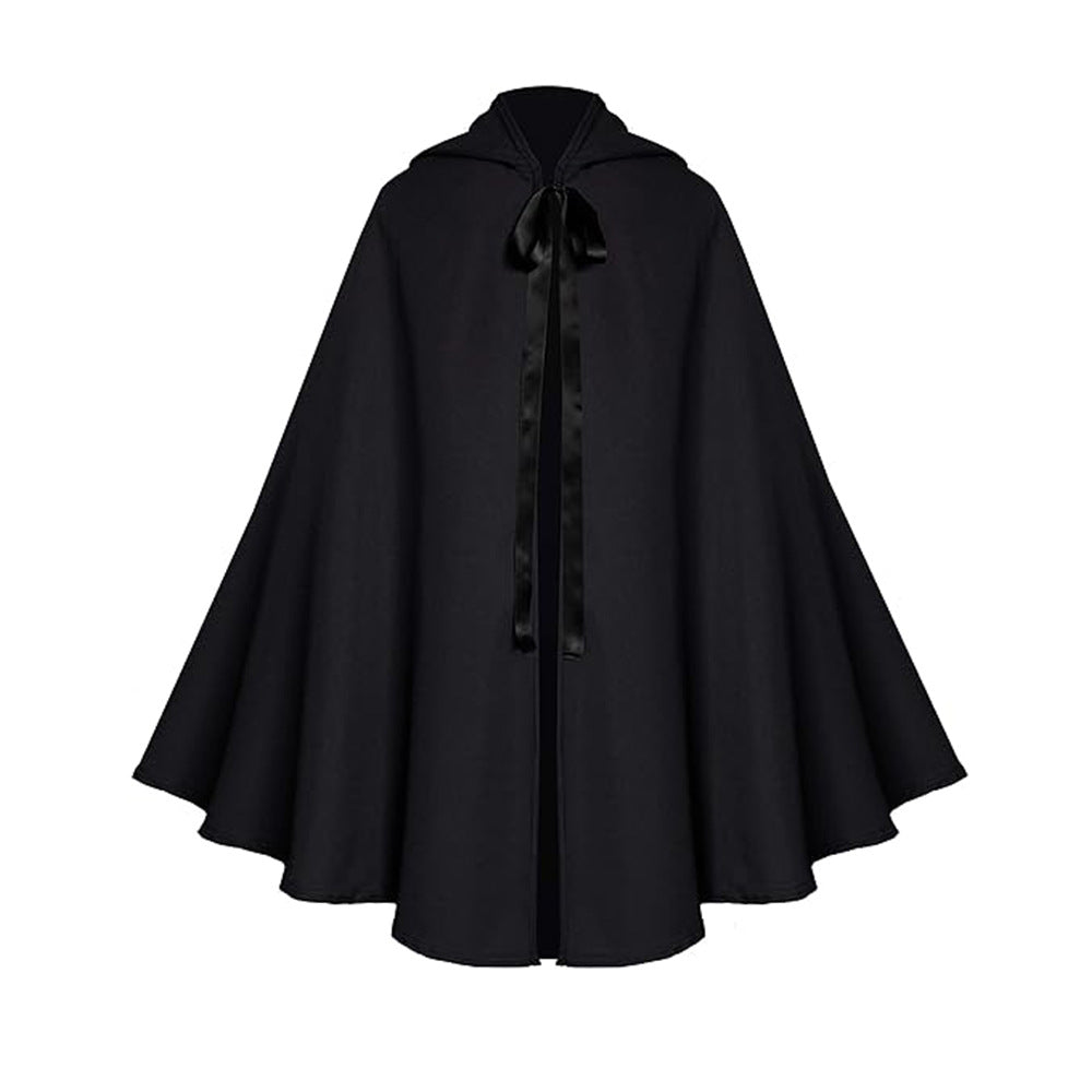 Halloween Men Reaper Cosplay Medieval Hooded Cloak Multi‑Color Cape