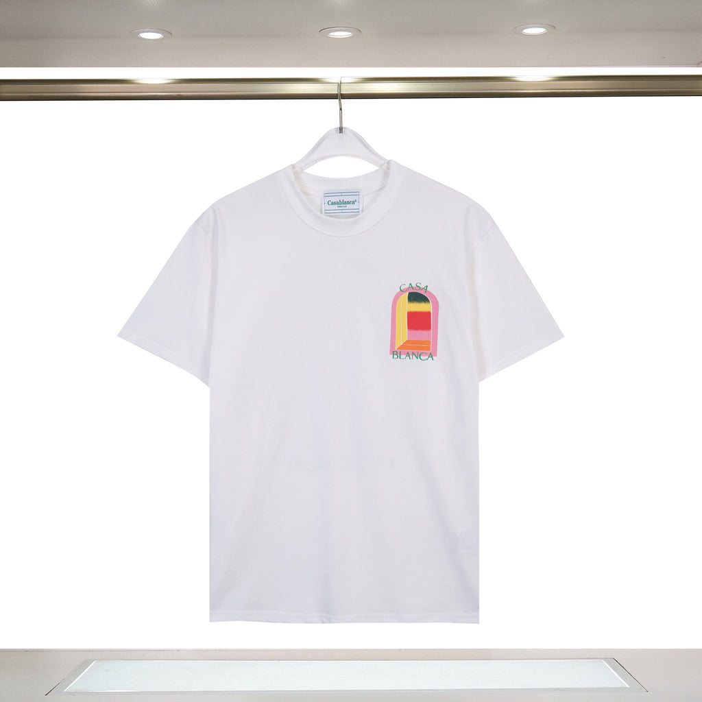 Casablanca Art Print Loose Unisex Short Sleeve Graphic T-Shirt