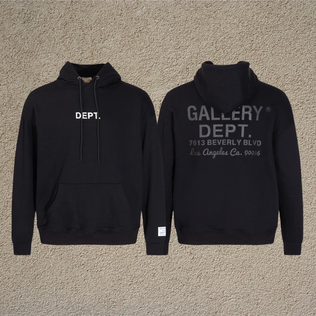 Gallery Dept Letter Print Hoodie Loose Couple Streetwear Sweatshirt