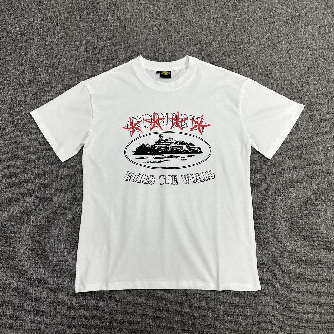 Corteiz Multi‑Graphic Print Crew Neck Short Sleeve T‑Shirt Unisex