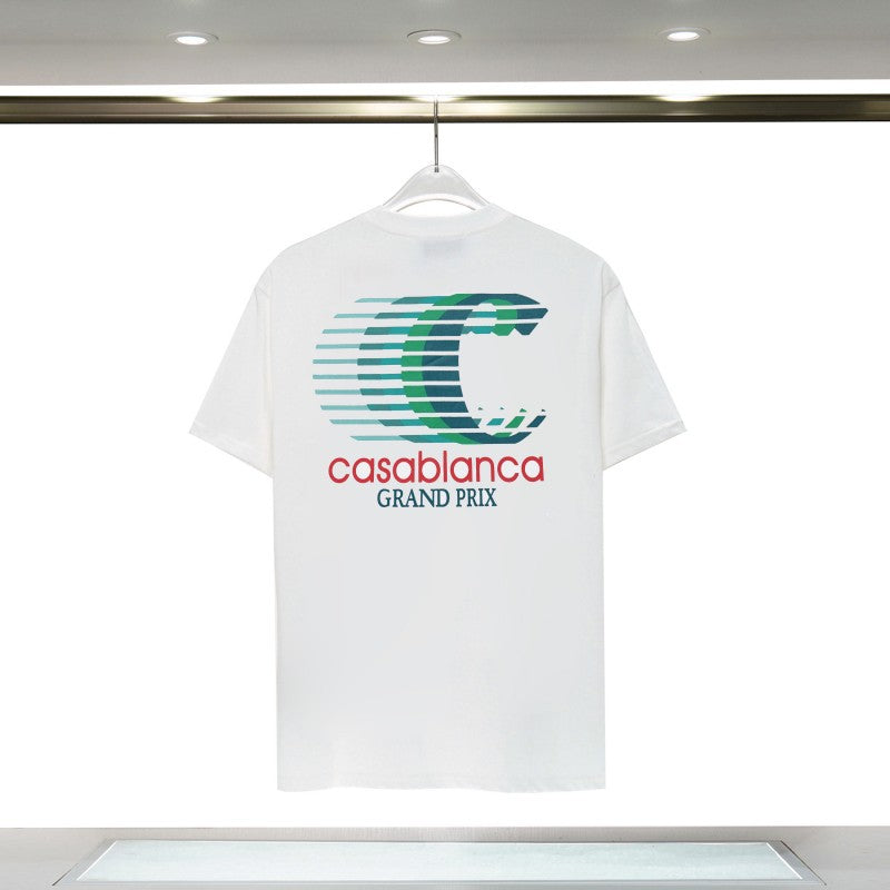 Casablanca Casa Letter Arch Graphic Short Sleeve Tee Streetwear Unisex